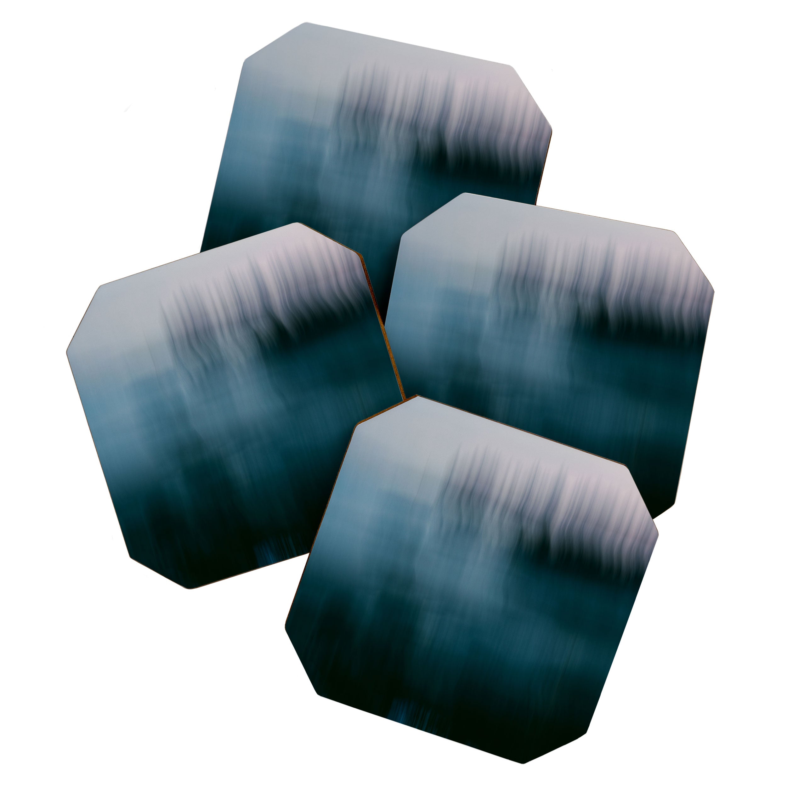 Forest Wilderness by the Sea Abstract Coaster Gallery Image 1