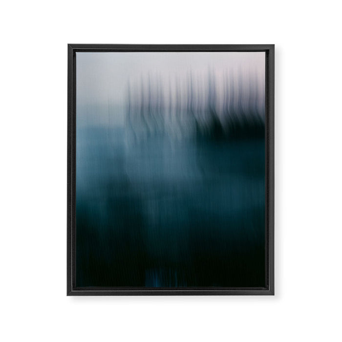 Forest Wilderness by the Sea Abstract Framed Canvas Print Gallery Image 1