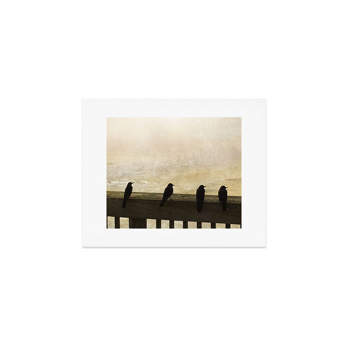 Four Blackbirds Art Print Gallery Image 1