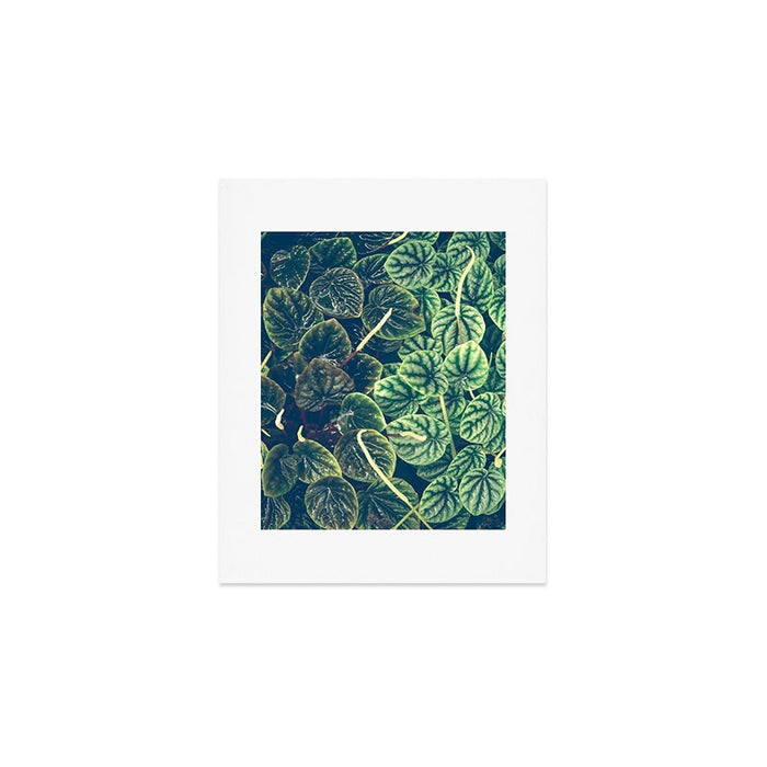Green Leaves Art Print Gallery Image 1