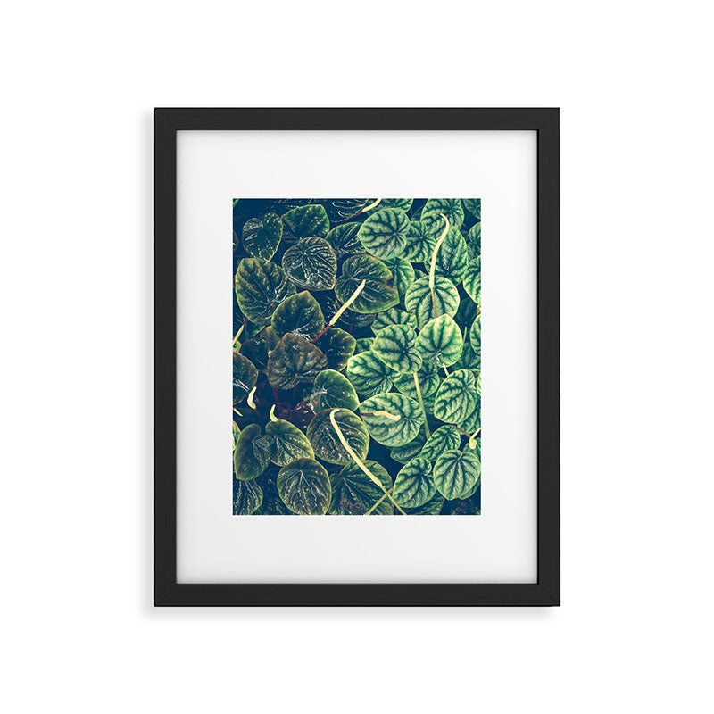 Green Leaves Framed Art Print Gallery Image 5