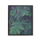Green Woodland Fern forest leaf nature photograph Framed Canvas Print Gallery Image 6