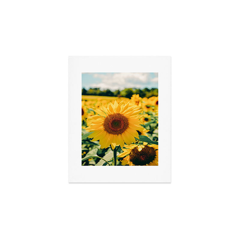 Happy Little Sunflowers Art Print Gallery Image 1