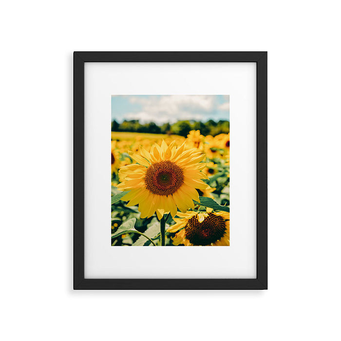 Happy Little Sunflowers Framed Art Print Gallery Image 1