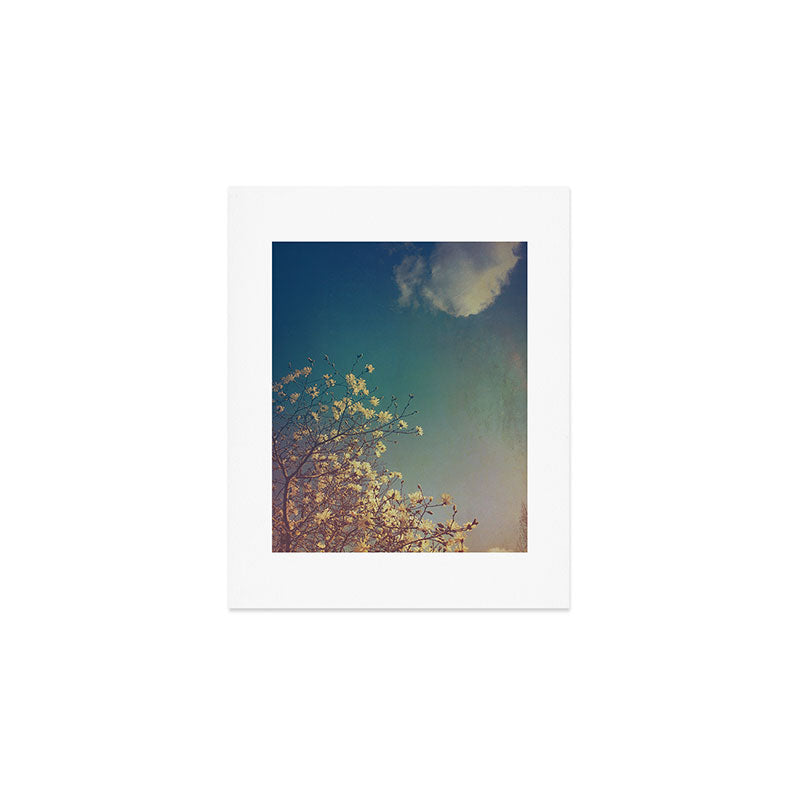 Head in the Clouds - minimal cottage core nature photo Art Print Gallery Image 1