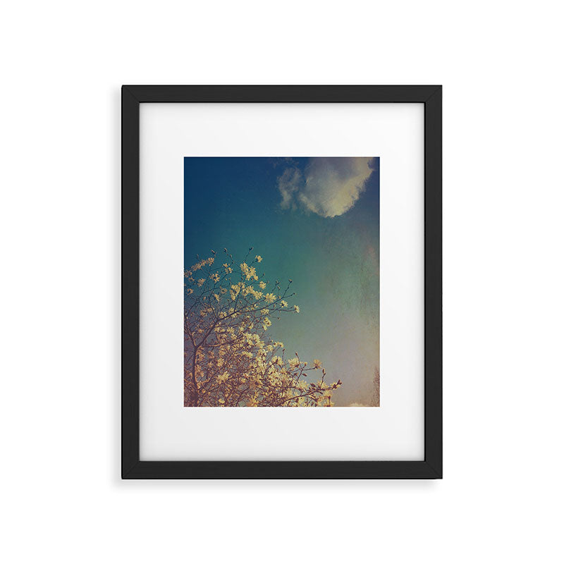 Head in the Clouds - minimal cottage core nature photo Framed Art Print Gallery Image 5
