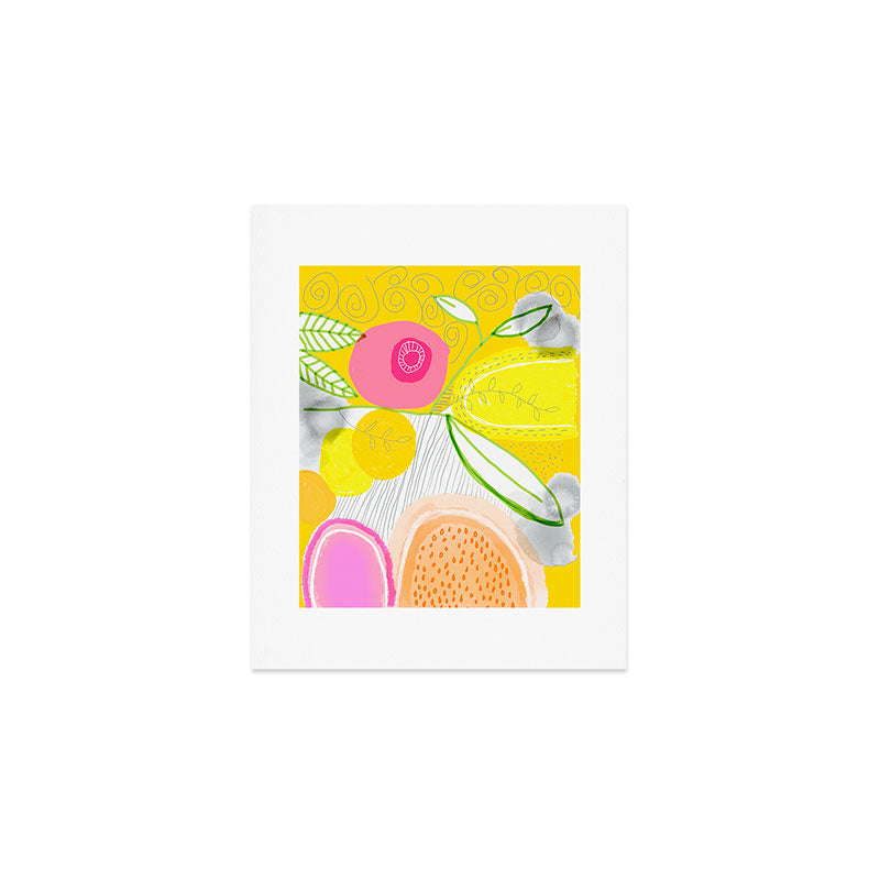 Her Mind Was Filled with Positive Thoughts Art Print Gallery Image 1