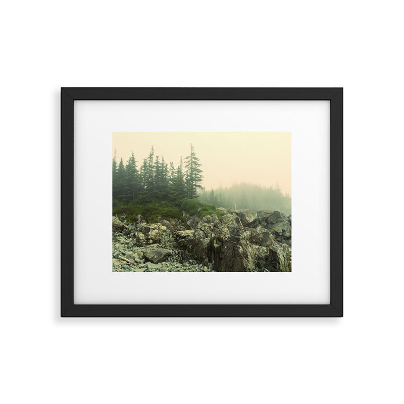 Hiking the Maine Coast Framed Art Print Gallery Image 5