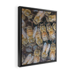Honeybee Hive x environmental nature bee photograph Framed Canvas Print Gallery Image 2