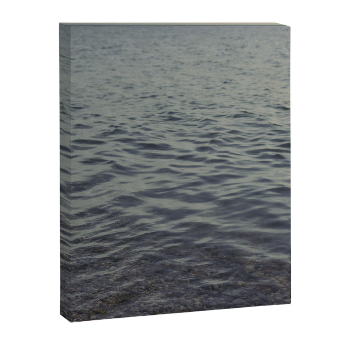 How Far is the Horizon - Lake Michigan nature travel photography Canvas Print Gallery Image 1