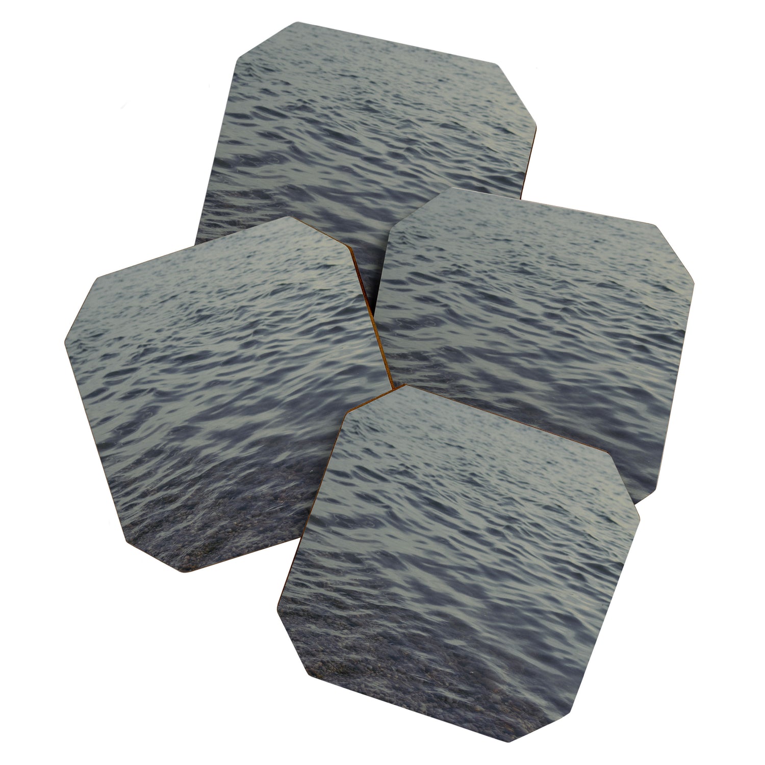 How Far is the Horizon - Lake Michigan nature travel photography Coaster Gallery Image 1