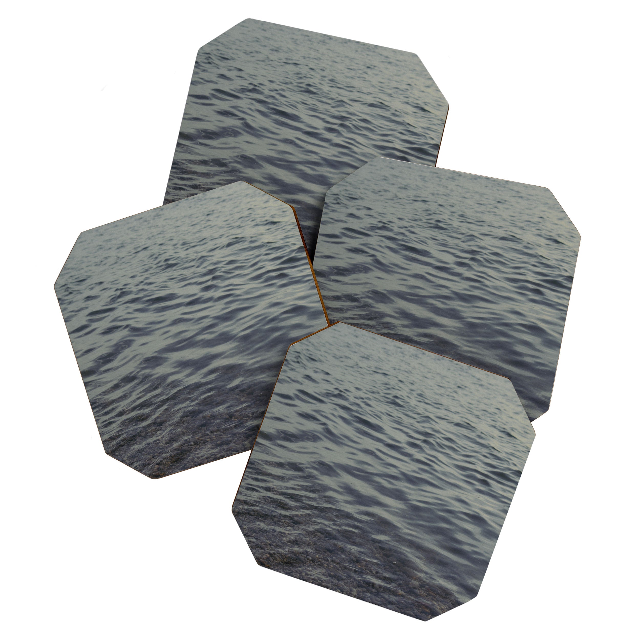 How Far is the Horizon - Lake Michigan nature travel photography Coaster Gallery Image 1