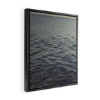 How Far is the Horizon - Lake Michigan nature travel photography Framed Canvas Print Gallery Image 2
