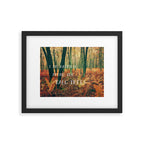 I Am Happiest Among the Tall Trees Framed Art Print Gallery Image 5