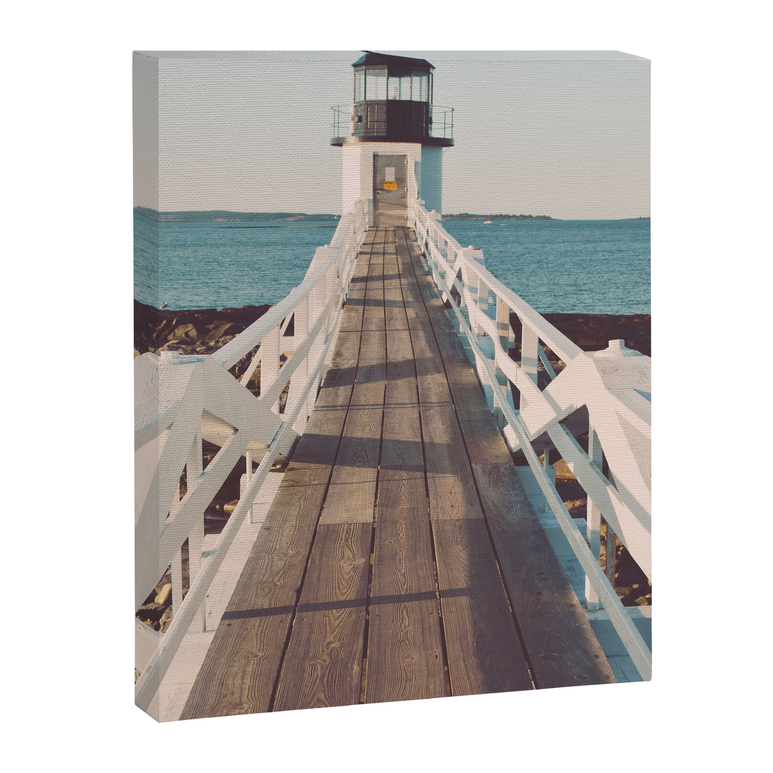 Illuminate - Nautical Lighthouse Art Canvas Print Gallery Image 6