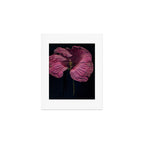 Imperfections Moody Botanical Pink Flower Photograph Art Print Gallery Image 1