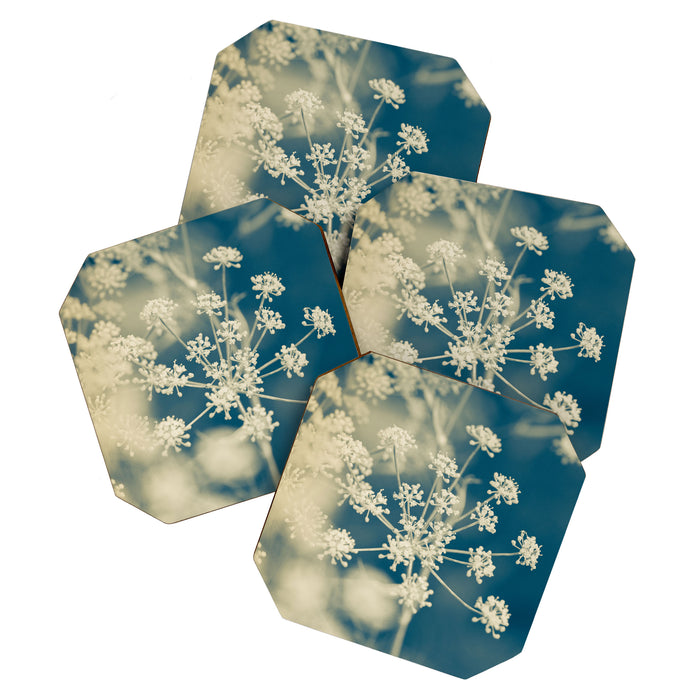 Indigo Dill Botanical Study 2 Coaster Gallery Image 1