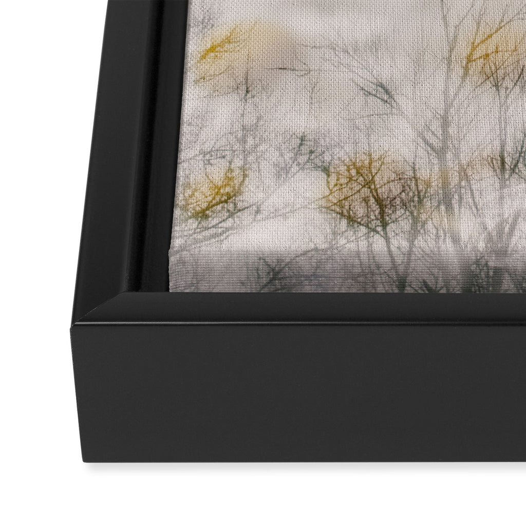 Invocation - double exposure nature botanical photograph Framed Canvas Print Gallery Image 3