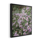 Joyful Little Flowers x purple modern botanical photograph Framed Canvas Print Gallery Image 2