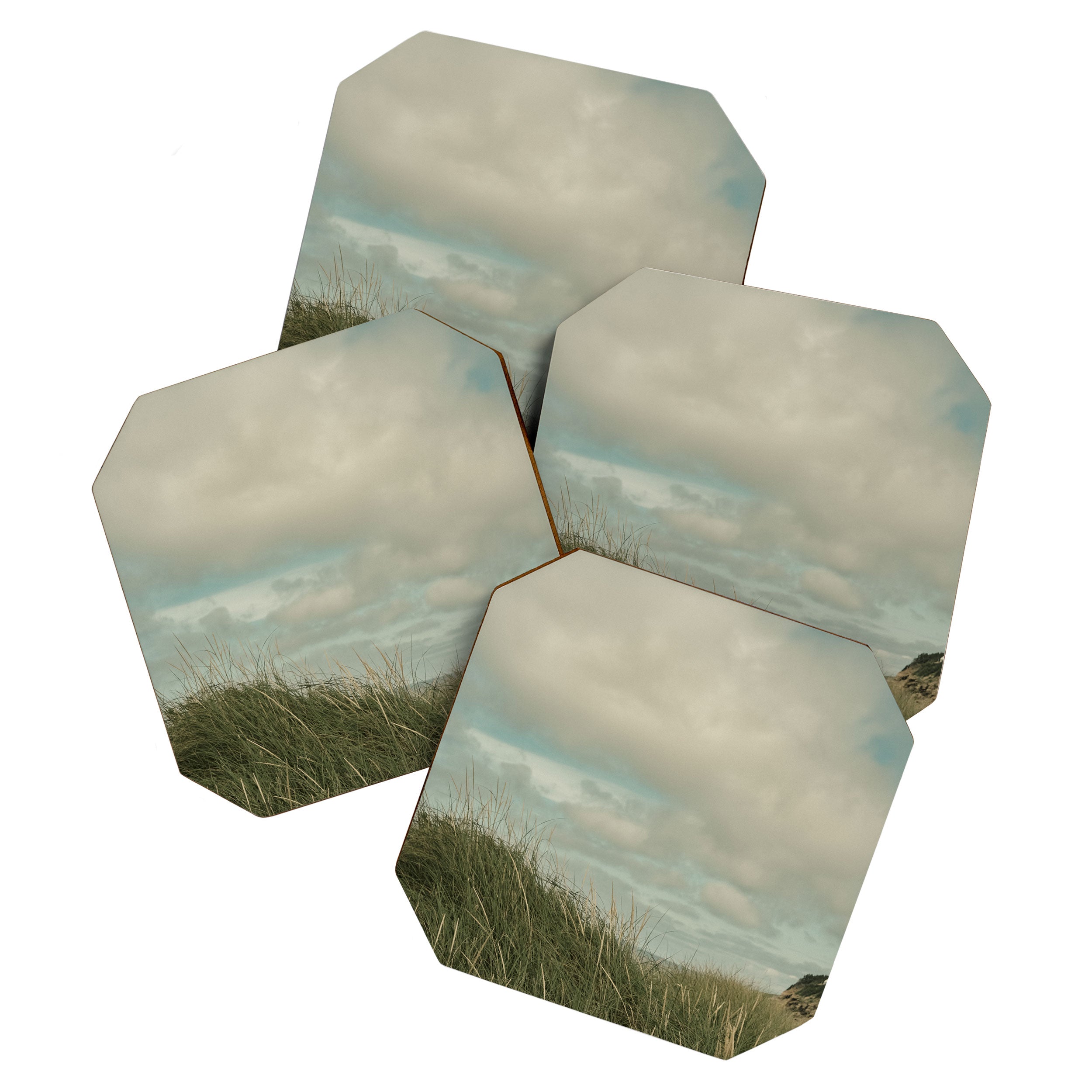 last days of summer at the beach - nature sea dunes Coaster Gallery Image 1
