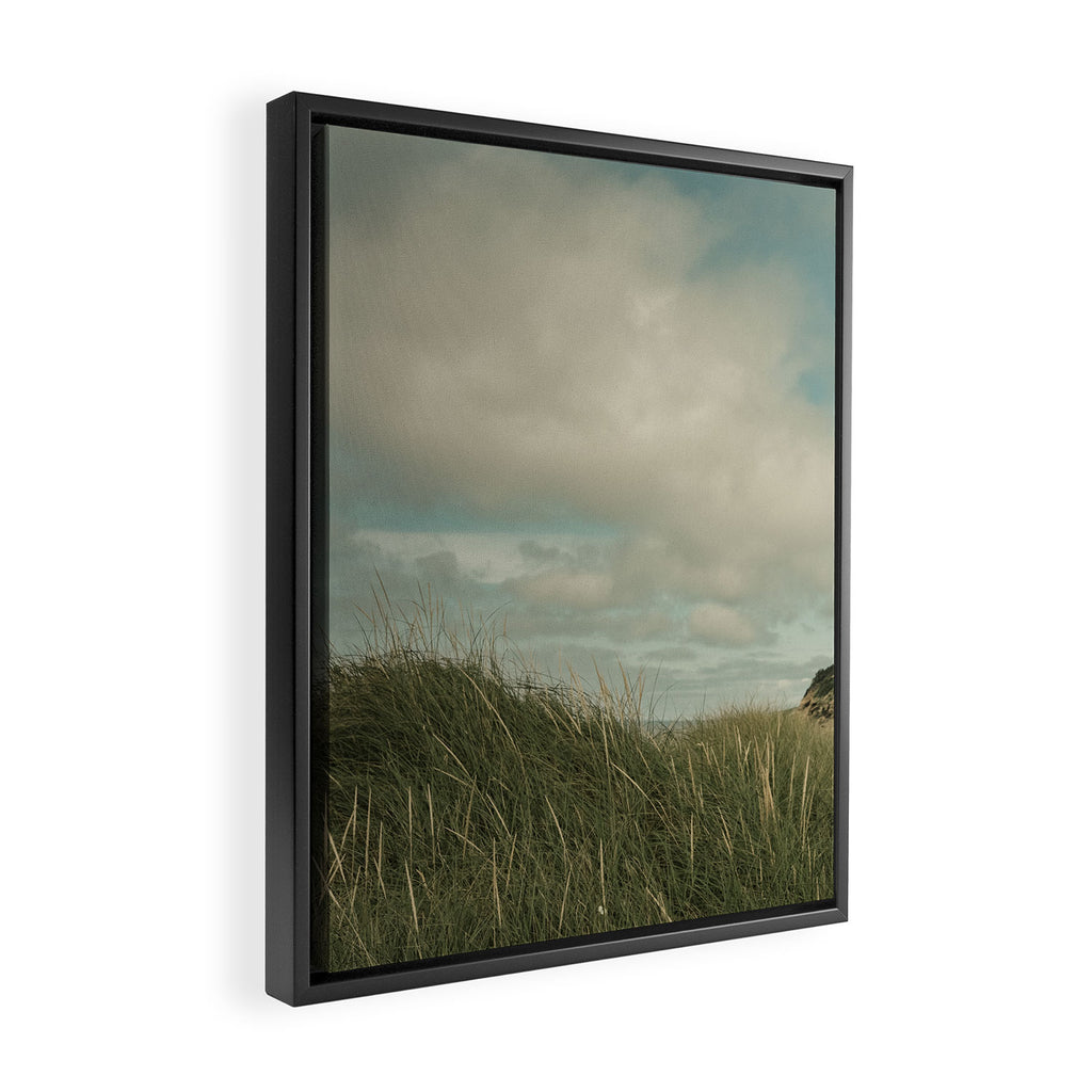 last days of summer at the beach - nature sea dunes Framed Canvas Print Gallery Image 2