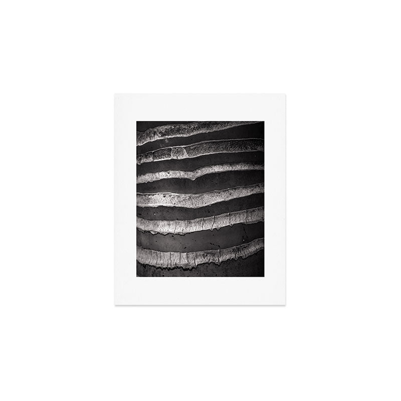 Layers - Contemporary Black and White Abstract Art Print Gallery Image 1