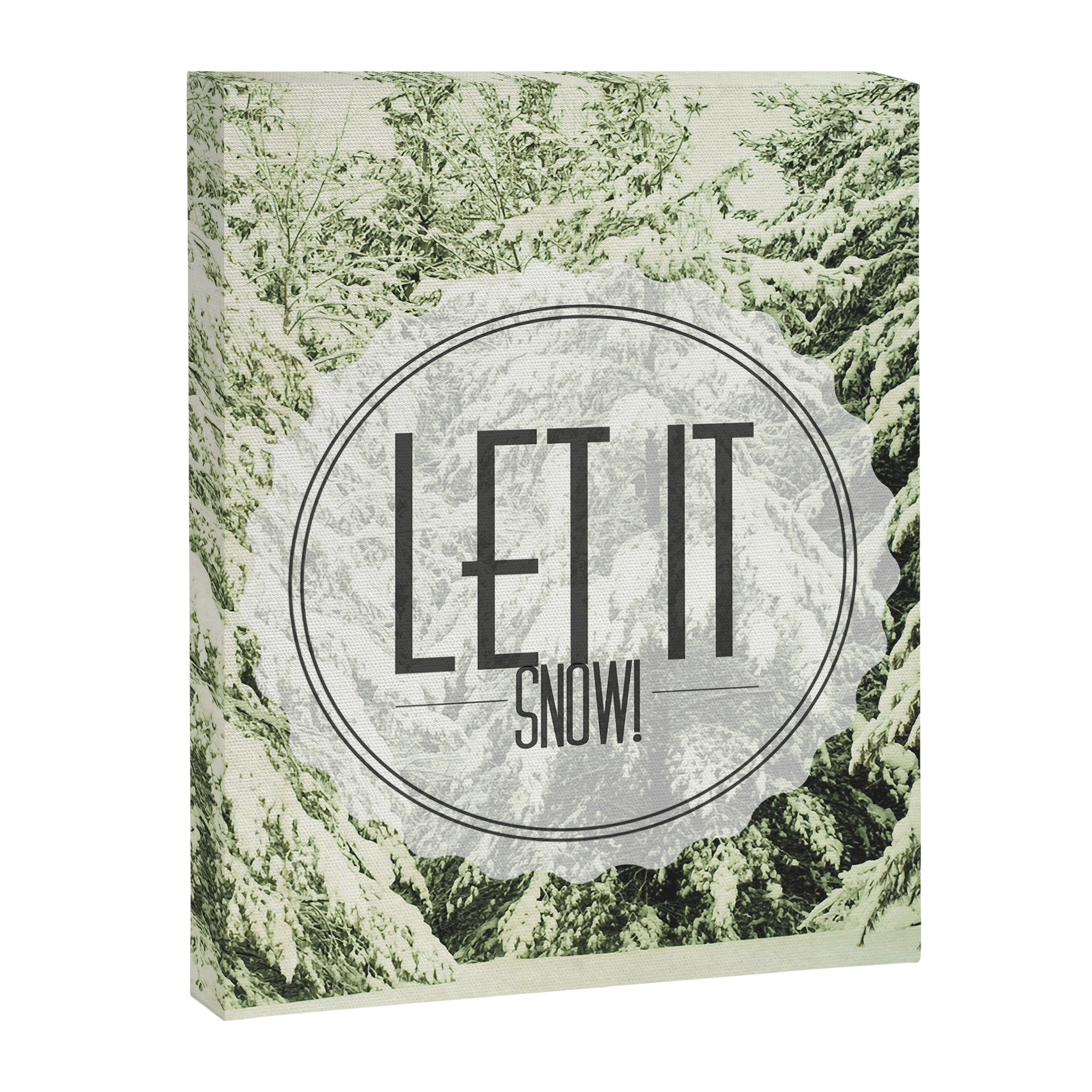 Let It Snow Canvas Print Gallery Image 8