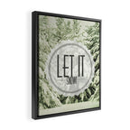 Let It Snow Framed Canvas Print Gallery Image 2