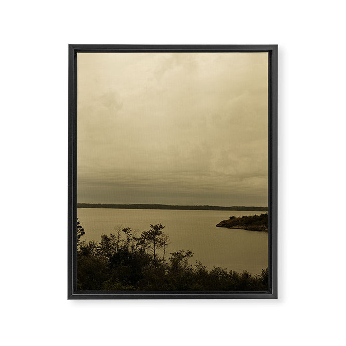 life on an island no. 2 Framed Canvas Print Gallery Image 1