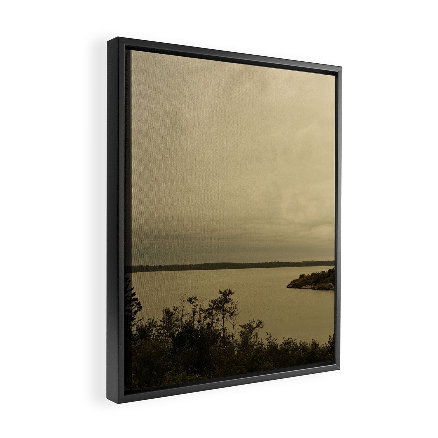 life on an island no. 2 Framed Canvas Print Gallery Image 2