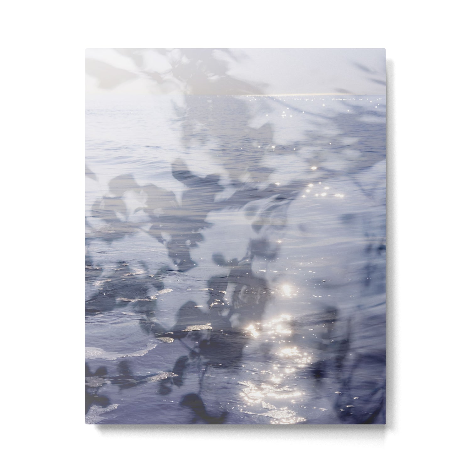 liminal spaces no. 2 - double exposure nature sea photograph Metal Print Gallery Image 4