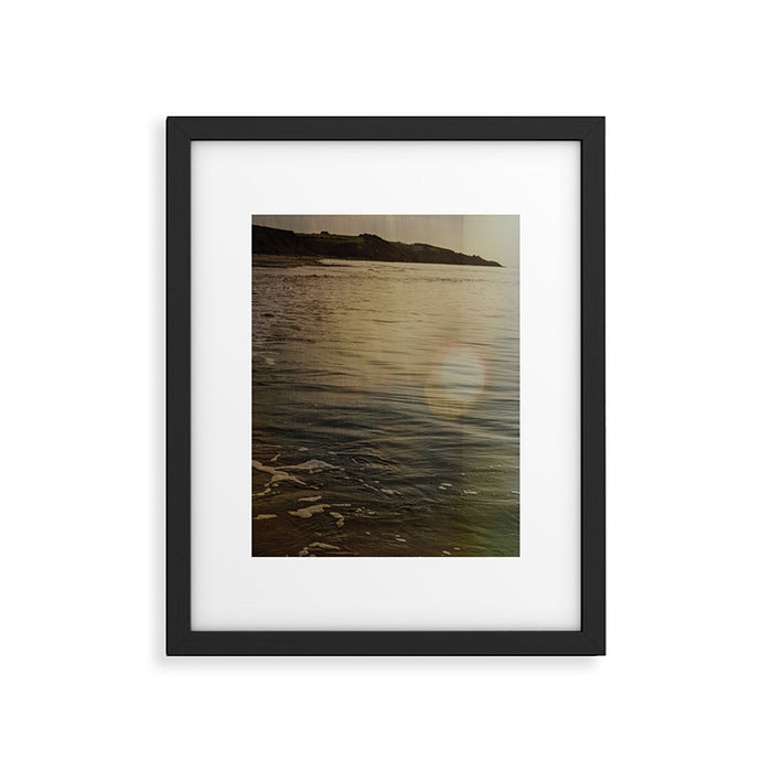 liminal spaces no. 5 - double exposure water nature photograph Framed Art Print Gallery Image 1
