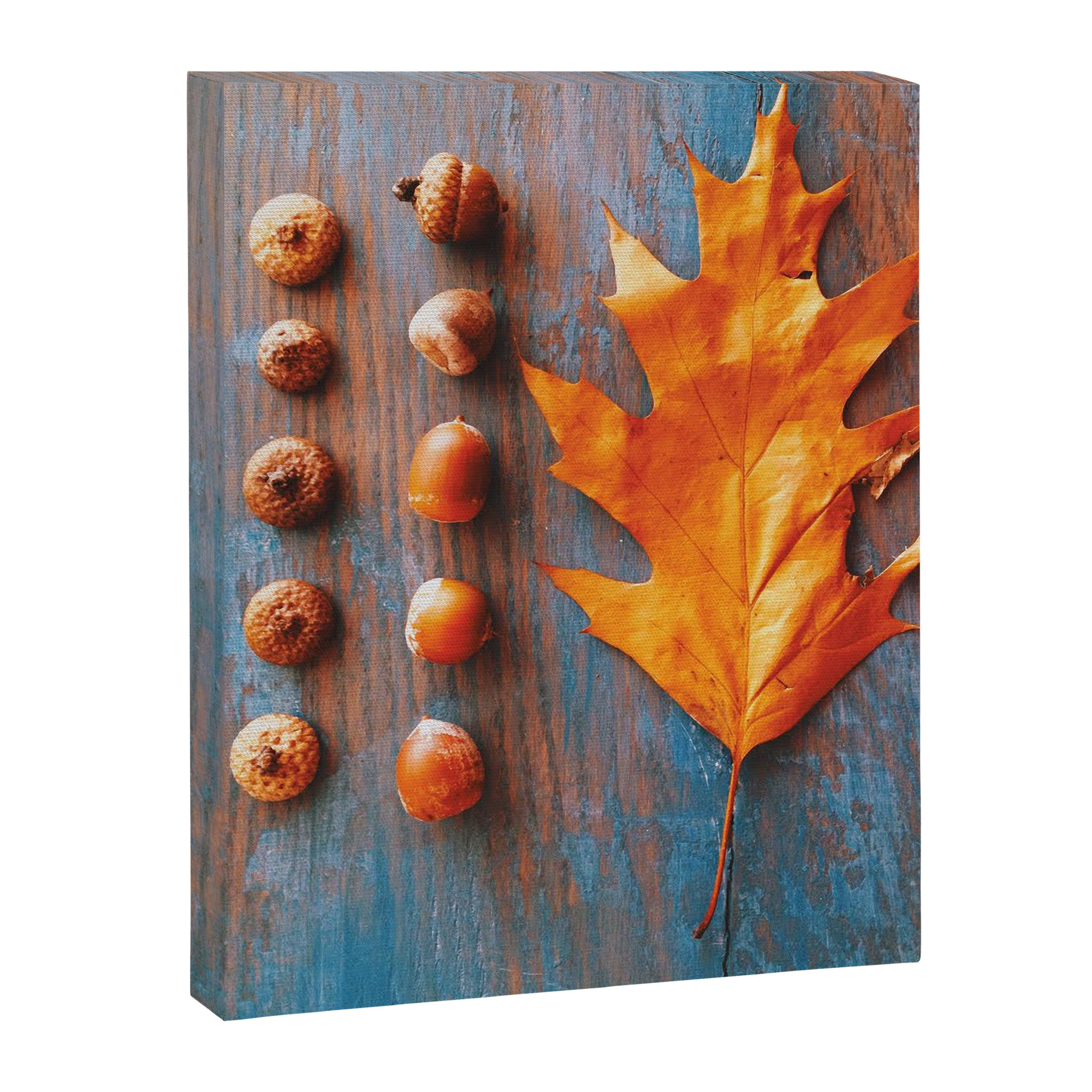 Little Autumn Acorns Canvas Print Gallery Image 6