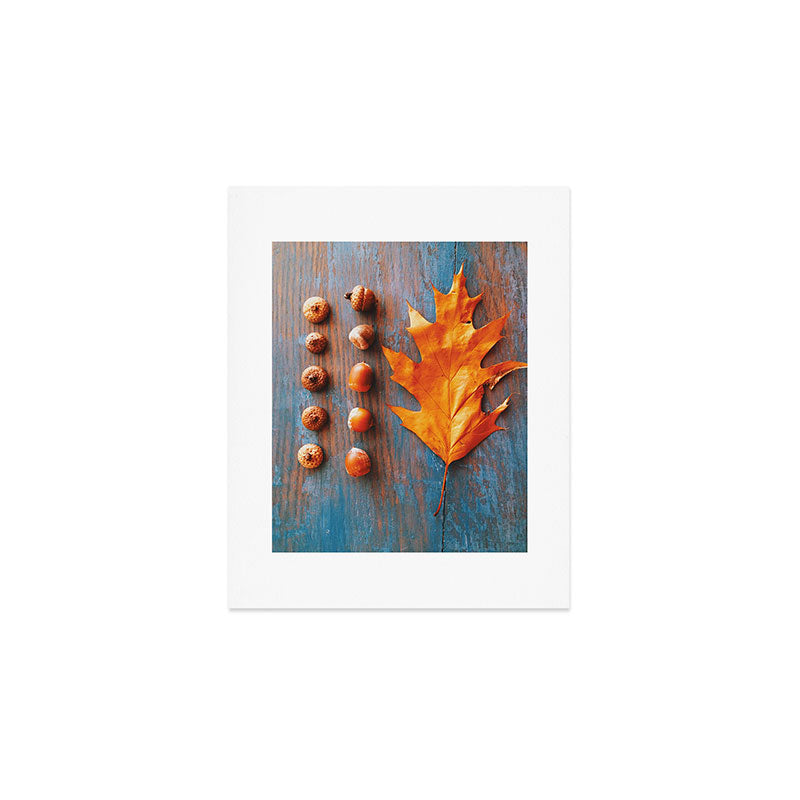 Little Autumn Acorns Art Print Gallery Image 1