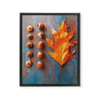 Little Autumn Acorns Framed Canvas Print Gallery Image 6