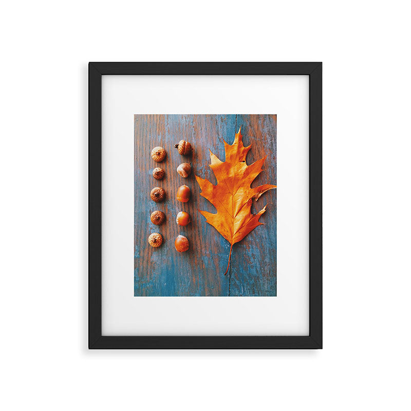 Little Autumn Acorns Framed Art Print Gallery Image 5