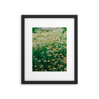 Little White Flowers in a Garden Framed Art Print Gallery Image 5