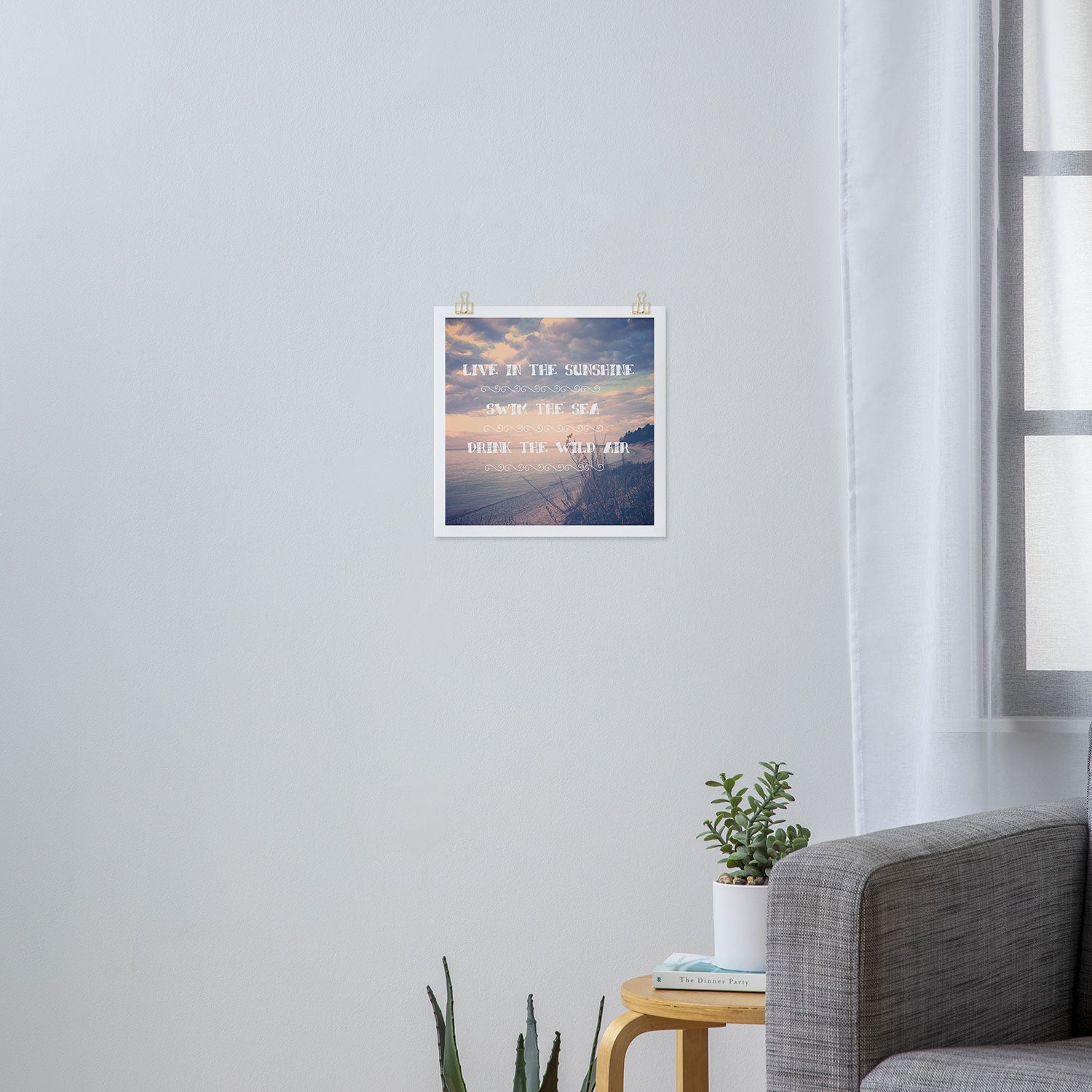 Live in the Sunshine, Swim the Sea Art Print Gallery Image 3