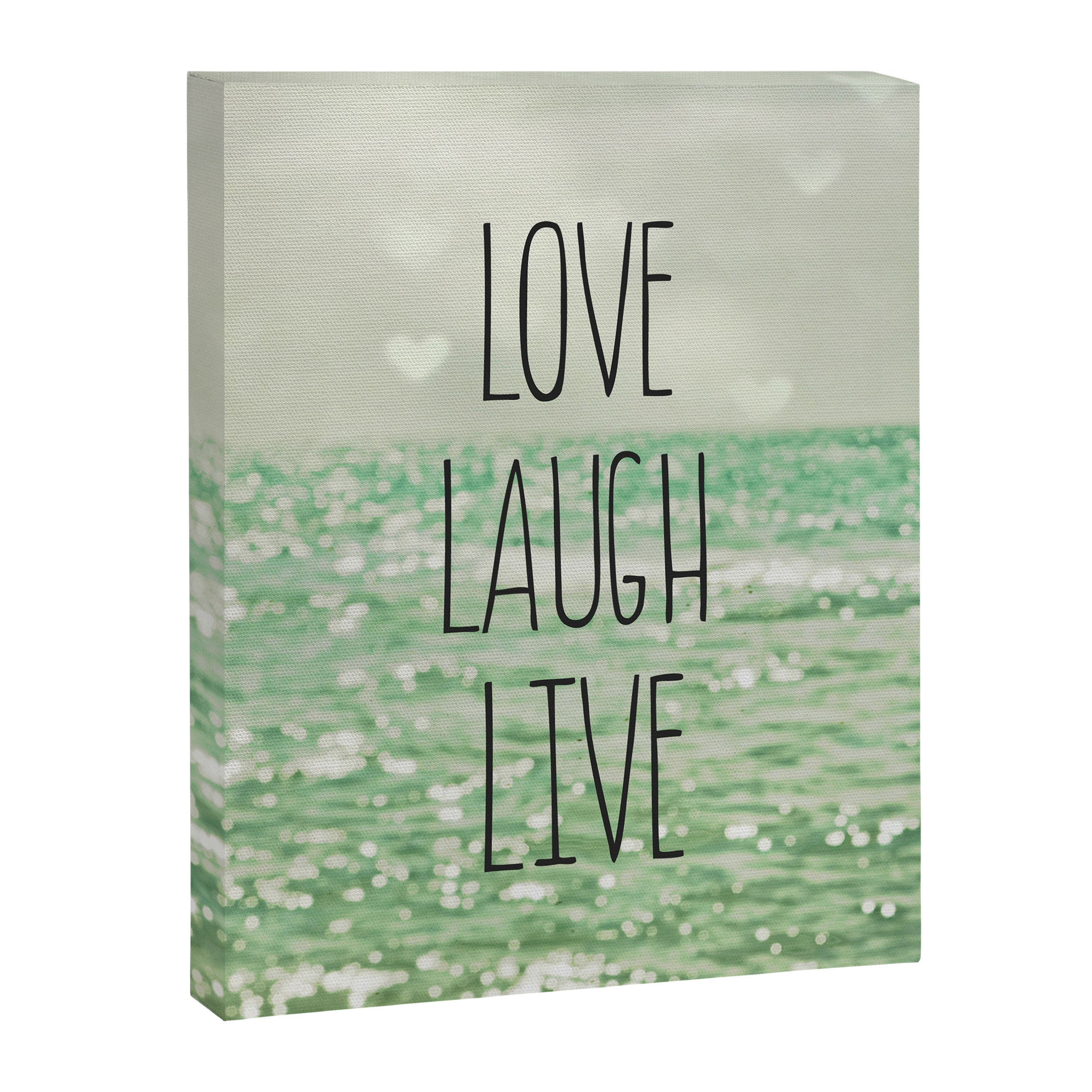 Love Laugh Live Canvas Print Gallery Image 8