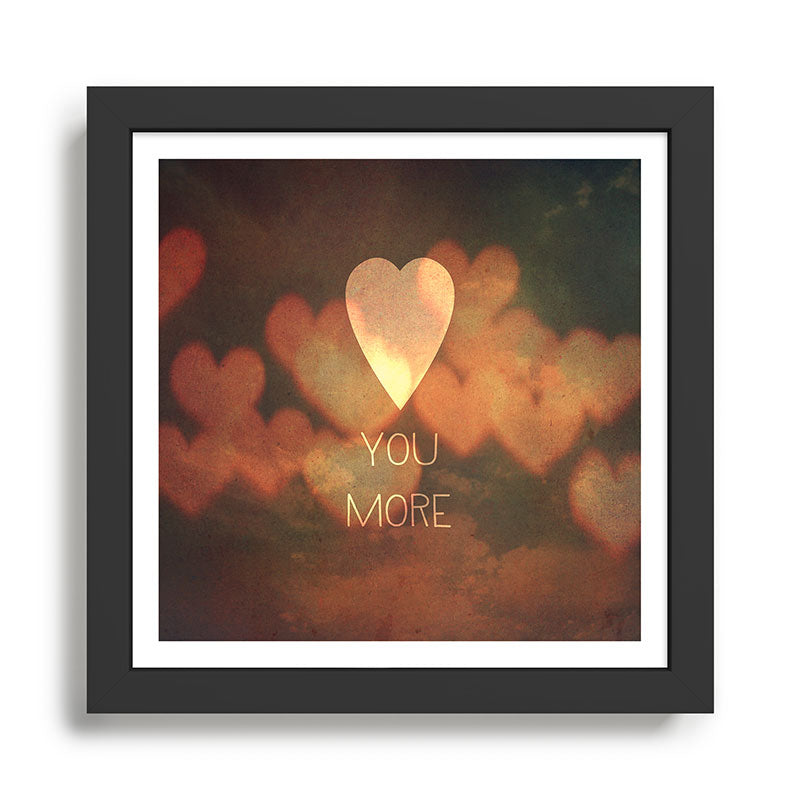 Love You More Framed Art Print Gallery Image 1