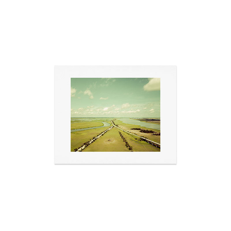 Low Country Aerial Landscape Art Print Gallery Image 1