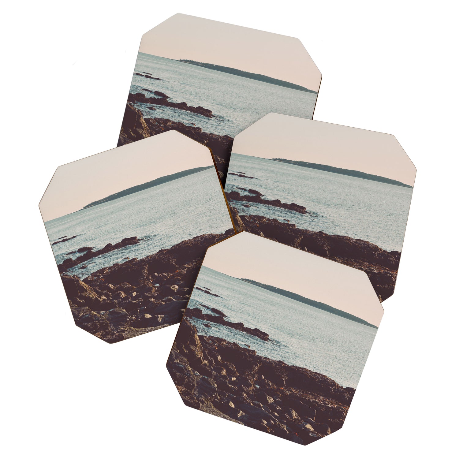 Low Tide - Ocean Art Coaster Gallery Image 1