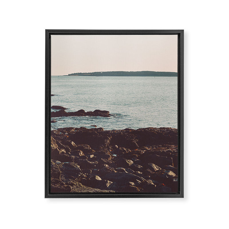 Low Tide - Ocean Art Framed Canvas Print Gallery Image 6