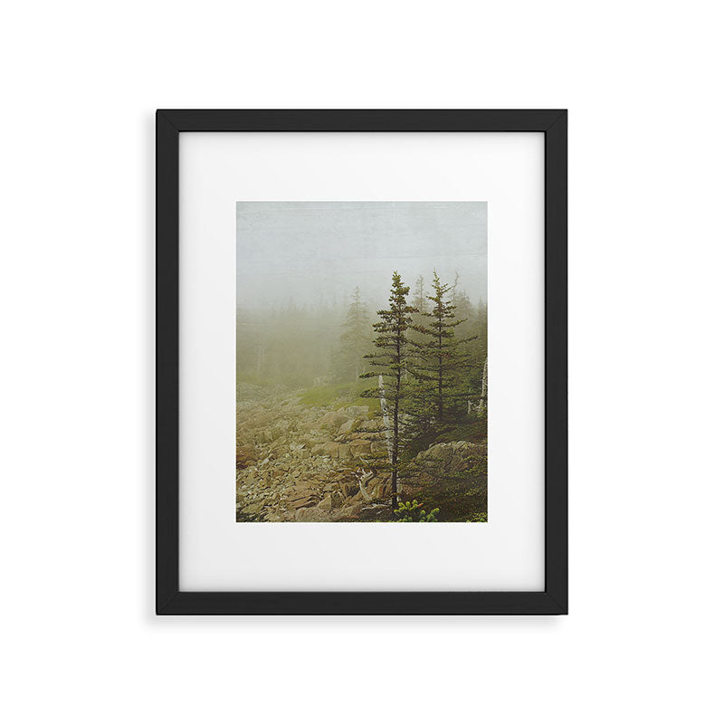 Maine Coast Landscape - Travel photography nature landscape moody decor Framed Art Print Gallery Image 5