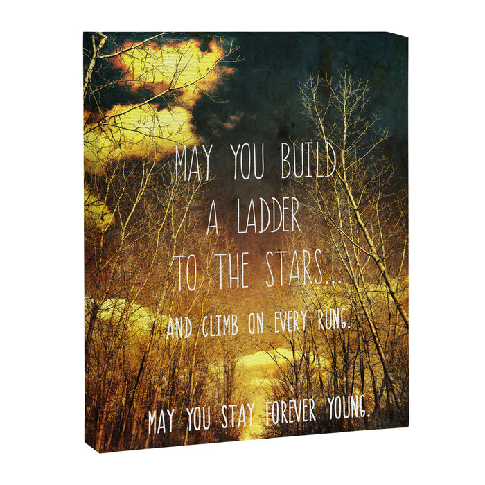 May You Stay Forever Young Canvas Print Gallery Image 1