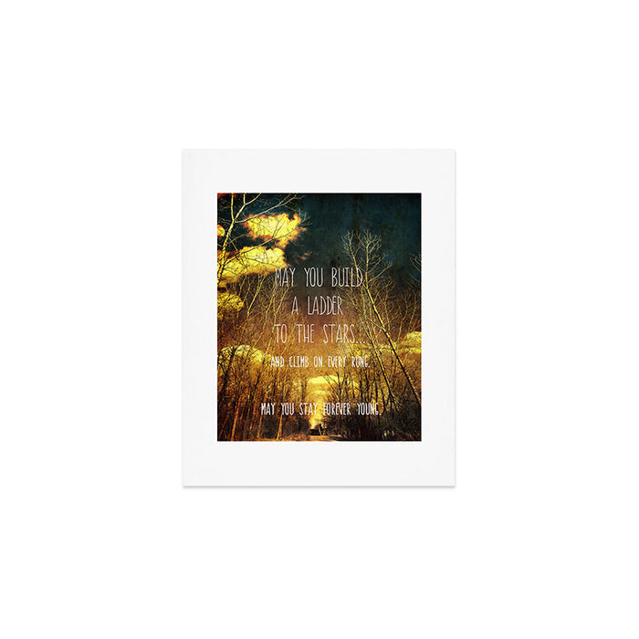 May You Stay Forever Young Art Print Gallery Image 1