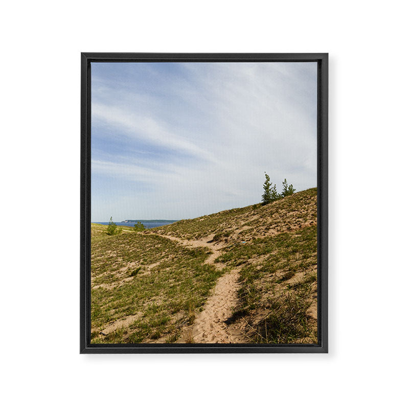 Michigan Dunes 1 - sand dune nature landscape photograph Framed Canvas Print Gallery Image 6