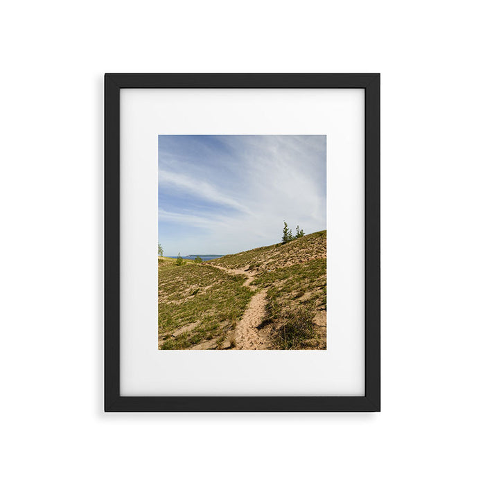 Michigan Dunes 1 - sand dune nature landscape photograph Framed Art Print Gallery Image 1
