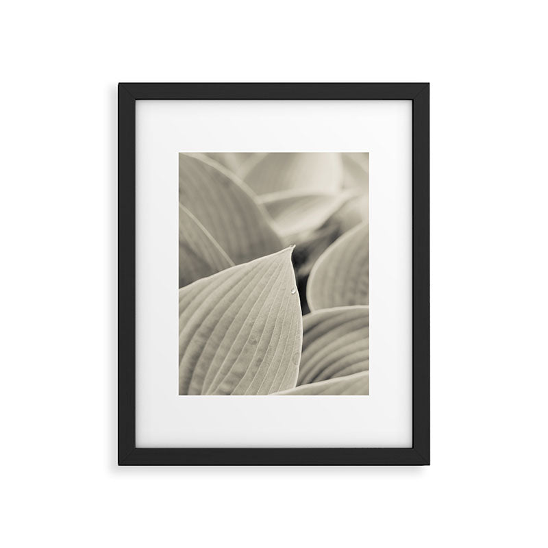 Modern Minimalist Leaf Line Botanical Photograph Framed Art Print Gallery Image 5