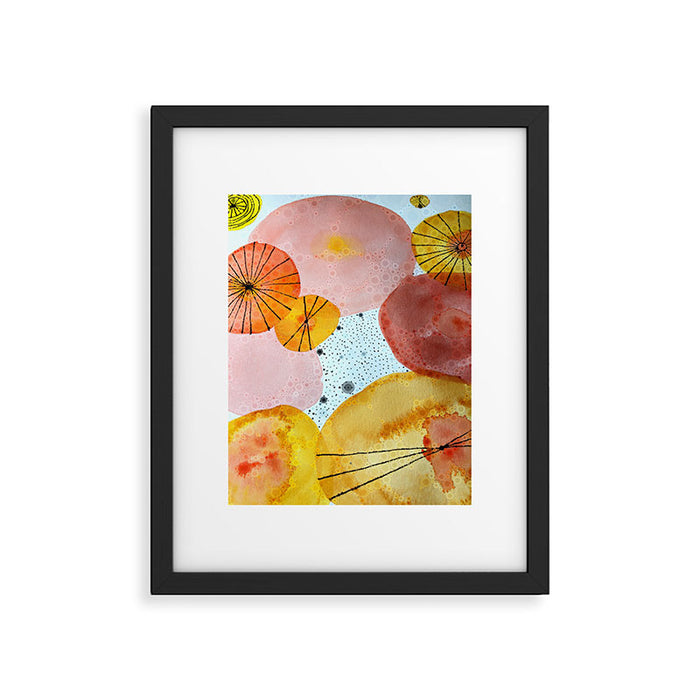 Moments of Happiness Surrounded Her Like Sunshine Framed Art Print Gallery Image 1